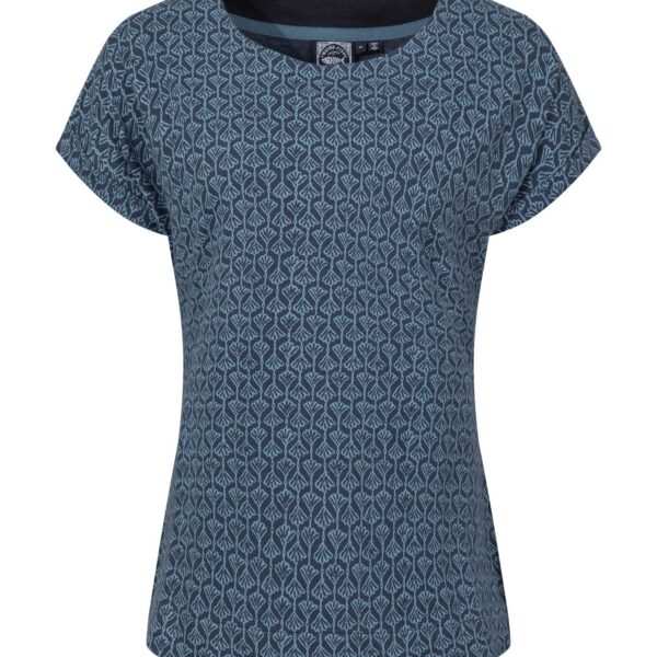 Weird Fish Paw Paw Organic Cotton Printed T-Shirt Powder Blue Size 10