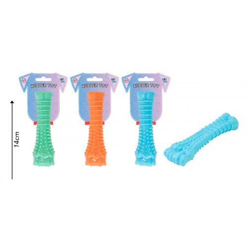 World Of Pets Bone Shaped Dog Toy Assorted Colours